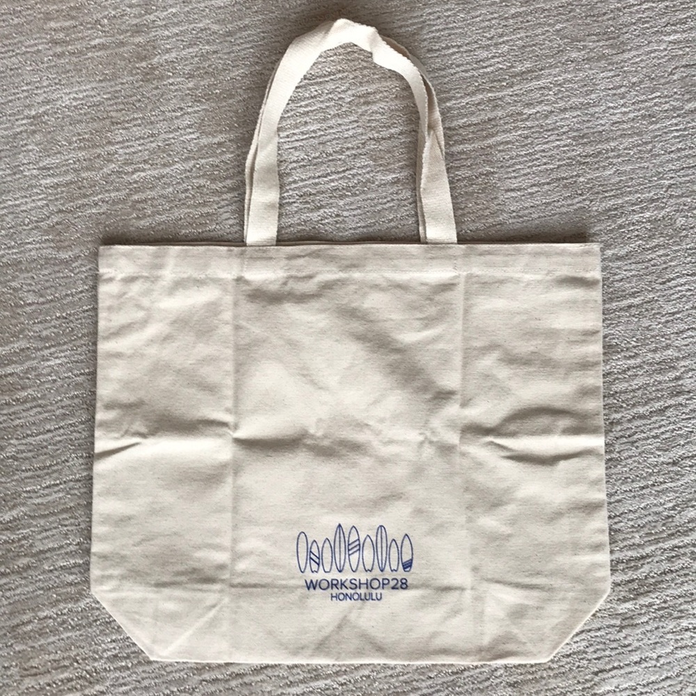Bundle of two Surfing with Aloha Canvas tote bags - Picture 2 of 5